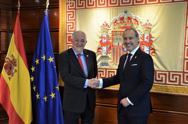 Visita al Presidente del TC del Decano del Ilustre Colegio de la Abogacía de Madrid